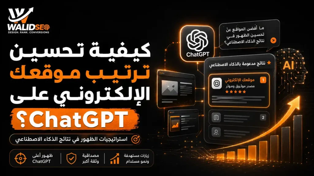 كيفية تحسين ترتيب موقعك الإلكتروني على ChatGPT